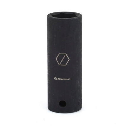 

Gearwrench 1/2 in. Drive 6 Point Deep Impact Socket 9/16 in. 1 each sold by each