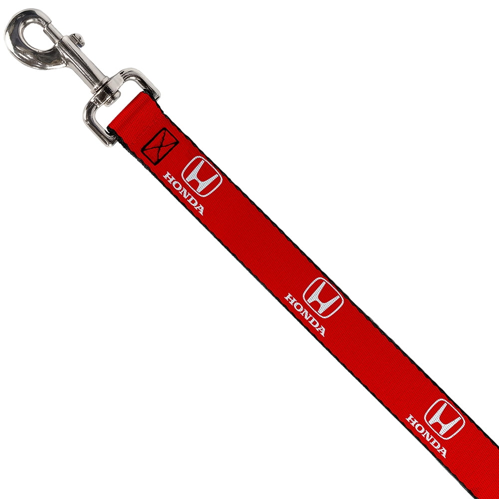 Honda Pet Leash, Dog Leash, Honda Logo Red White, 4 Feet Long 1.0 Inch Wide