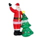 thumbnail image 1 of Papá Noel inflable de Navidad con LED Decoraciones inflables de Navidad para exteriores Decoración de Papá Noel Juegos de Navidad inflables para Garde, 1 of 8