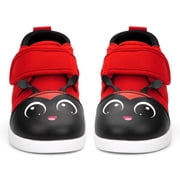 ikiki Ladybug Squeaky Toddler Shoes | Red