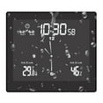 thumbnail image 1 of Fiudx Reloj Temporizador para Baño, Higrómetro Digital Multifuncional, Cuenta Regresiva y Alarma, Pantalla de Temperatura y Humedad Ajustables, Opciones de Alimentación Por Usb y Batería, Elegante De, 1 of 2