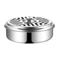 thumbnail image 1 of Storage Boxes Mosquitoes Coils Holder with Mesh Cover Repellant Rack Fireproof Incense Burner Mosquitoes Coils Box Household Supplies Rose Gold, 1 of 7