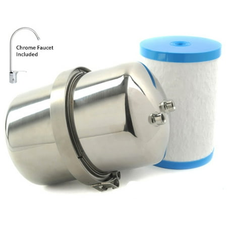 

MULTIPURE MP750 AQUAVERSA WATER FILTER WITH CHROME FAUCET AND INSTALL KIT