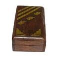 thumbnail image 5 of OM SHRI OM Rosewood Womens Box Jewelry Organizer Decorative Table Piece Handcrafted Indian Product, 5 of 8