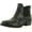 Pewter Black, variant on Soda Women's Chelsea Faux Leather Elastic Side Panel Ankle Boots