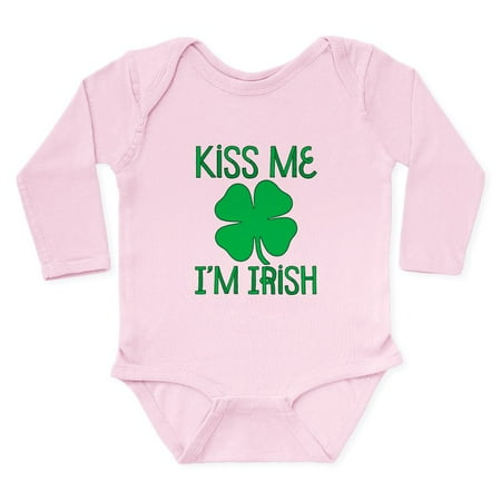 

CafePress - Kiss Me I m Irish - Long Sleeve Infant Bodysuit