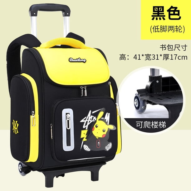 Mochila infantil Pokemon Go, mochila escolar primaria, Pikachu, dibujos animados, espacio, moldura, resistente al aguazhangyuxiang zhangyuxiang unisex