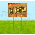 thumbnail image 1 of Fall Festival (18" x 24") Yard Sign, Includes Metal Step Stake, 1 of 6