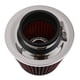 thumbnail image 3 of Filtro de admisión de aire frío del automóvil Sunnimix 3 Pulgadas Cono aluminio Kit de Inducción manguera Rojo, 3 of 8