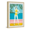 thumbnail image 2 of Marmont Hill Yellow Bikini Framed Wall Art, 2 of 6