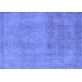 thumbnail image 1 of Ahgly Company Machine Washable Indoor Rectangle Oriental Blue Industrial Area Rugs, 2' x 3', 1 of 4