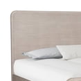 thumbnail image 3 of Giva King Size Bed, Rounded Edges, Natural Oak Beige, Solid Rubberwood, 3 of 3