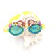 thumbnail image 4 of Gafas de natación para niños, antivaho, impermeables, ajustables, de dibujos animados, 2 uds., sirena amarilla Ormromra CPB-DE-WX315-4, 4 of 5