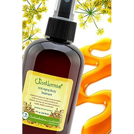 Just Natural Best Anti Aging Body Treatment 8oz - Reduce Wrinkles Tighten (Best Skin Tightening Treatment For Stomach)