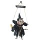 thumbnail image 4 of Fantasma Colgante de Decoracion Halloween Terror Eléctrico Colgante Disfraces de Cosplay de para de Cumpleaños Negro Macarena Juguetes de bruja de escoba de miedo, 4 of 7