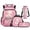 Pink Sparkle Axolotl, variant on Bulopur Math Capybara Kids School Backpack Set 4 Pcs Lightweight Kids School Bag with Lunch Box, Pencil Case and Water Bottle Cover for 9-12 Years Old