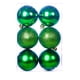 thumbnail image 4 of 6 piezas/caja de bolas de Navidad para árbol de Navidad, 4/6/8 cm, bolas de Navidad multicolor, adornos para jardín, fiestas, hogar, decoraciones de Año Nuevo 2025, 4 of 5