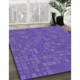 thumbnail image 3 of Ahgly Tapis Rectangulaire Lavable en Machine Intérieur Transitionnel Violet Améthyste Violet, 6 Pieds x 9 Pieds, 3 of 7