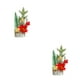 thumbnail image 4 of Matsuzay Mini árbol de Navidad, decoración de escritorio, decoración de para el hogar, adorno de árbol, decoración de Navidad flor de navidad 2Conjunto, 4 of 6