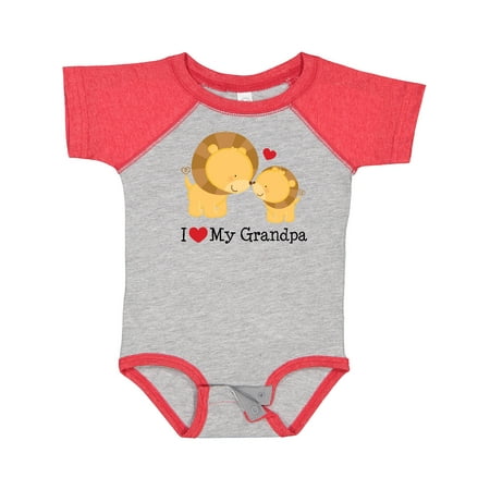 

Inktastic I Love My Grandpa Gift Baby Boy or Baby Girl Bodysuit