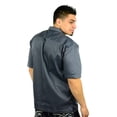 thumbnail image 2 of Men's Short Sleeve Retro Bowling Camp Shirt By Mato & Hash - Black/Steel Grey CA5000 XL, 2 of 4