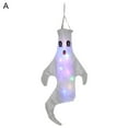 thumbnail image 2 of Ghost Light Eco-friendly Cartoon Pattern LED Halloween Hanging Decorative Light for Home, 2 of 9