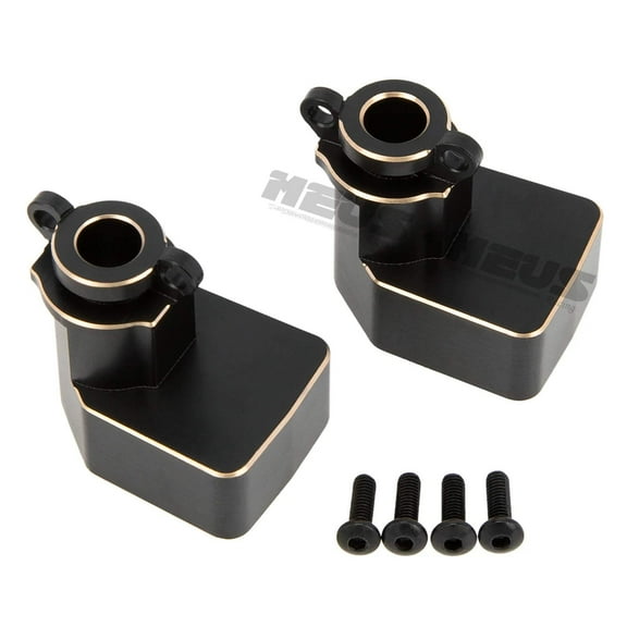 Meus Racing Brass Rear Axle Carriers For Axial 1/18 UTB18 - BLACK