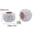 thumbnail image 2 of 4 Pack Car Headrest Collars，Car Head Rest Collars Rings Decor Bling Crystal Diamond (Multicolor), 2 of 5