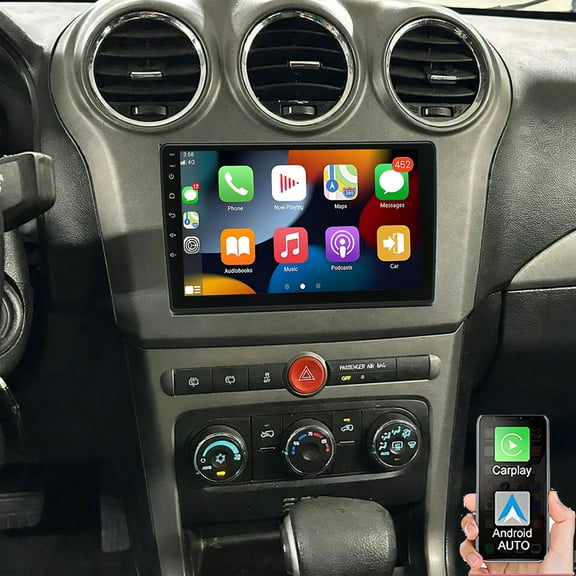 Eforcase 10.1 inch Car Radio for Chevy Captiva Sport 2012-2015, 2 32G Touch Screen Upgarde Stereo with Bluetooth Wirelss Carplay Android Auto GPS WiFi FM Back Up Camera