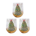thumbnail image 1 of Multipurpose Double Glass Christmas Cup Anti-scald Star Cup Sequins, 1 of 8