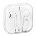 thumbnail image 2 of Auriculares con cable HiFi estéreo con aislamiento de ruido y control de volumen incorporado Auriculares con cable para iPhone con interfaz IOS Auriculares con cable blancos, 2 of 14