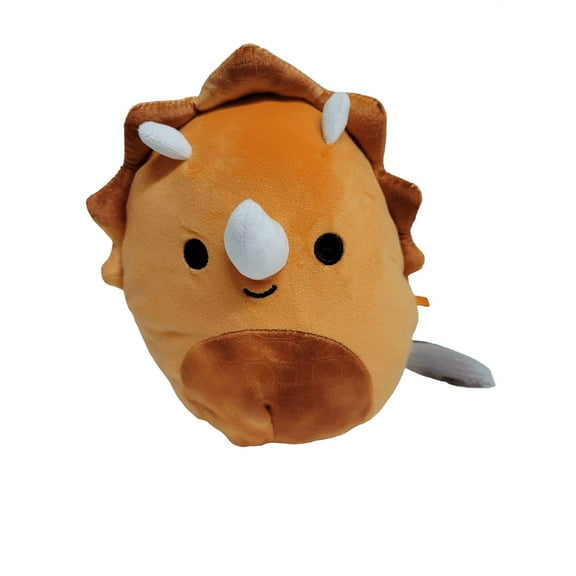 Squishmallows Official Kellytoys Plush 7.5 Inch Lyan the Orange Triceratops Ultimate Soft Stuffed Toy