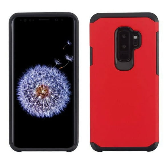 For Samsung Galaxy S9 Plus - Phone Case Shockproof Hybrid Rubber Rugged Case Cover Slim RED