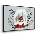 thumbnail image 4 of Snow Globe Village Collection A - Framed Gallery Wrapped Holiday Canvas - 17 x 25 - Black Frame, 4 of 9