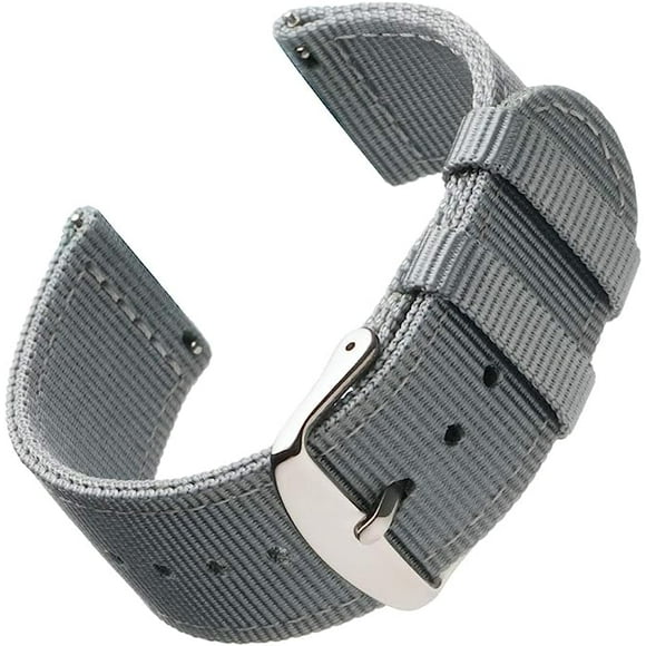 Archer Watch Straps - Easily Interchangeable Nylon Replacement Straps for Men's and Women's Watches, Also for Smartwatches - Multiple Colors, 18mm, 20mm, 22mm