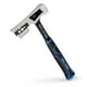 thumbnail image 1 of Martillo de Acero Real 28 Onzas Plateado Negro con Mango de Goma, 1 of 4