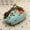 Blue, variant on YOUSNH Women Lady Retro Vintage Flower Small Wallet Hasp Purse Clutch Bag BK Wallet Black