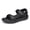 Black, variant on Boys Sandals Open Toe Beach Sports Water Sandals for Kids Athletic Summer Outdoor Black