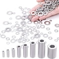 thumbnail image 3 of Kit Surtido de Arandelas Planas de Acero Inoxidable de 360 Piezas, M2 M2.5 M3 M4 M5 M6 M8 M10 M12 Arandelas de Metal para Tornillos de Sellado Anillos de Sellado, Viene con Caja, 3 of 5