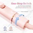 thumbnail image 3 of 1 inch Ceramic Mini Curling Iron for Short Hair, Small Hair Curler Iron for Travel, Dual Voltage Curling Wand for Worldwide Trip(Light Pink), 3 of 8