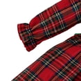 thumbnail image 6 of JAJAHO Toddler Baby Girls Christmas Dress Peter Pan Collar Plaid Bow Midi Dresses With Hat 2 Piece Set 9M-5Y, 6 of 8