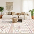 thumbnail image 2 of CHITOOMA 9'x12' Area Rugs for Living Room, Washable Rugs Print Pattern Boho Soft Geometric Bohemian Carpet Indoor Rug for Bedroom Dining Room Office Nonslip Foldable Rug, 2 of 11
