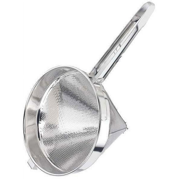 Crestware Mesh Strainer,12 in. H,Steel,Fine CCS12F