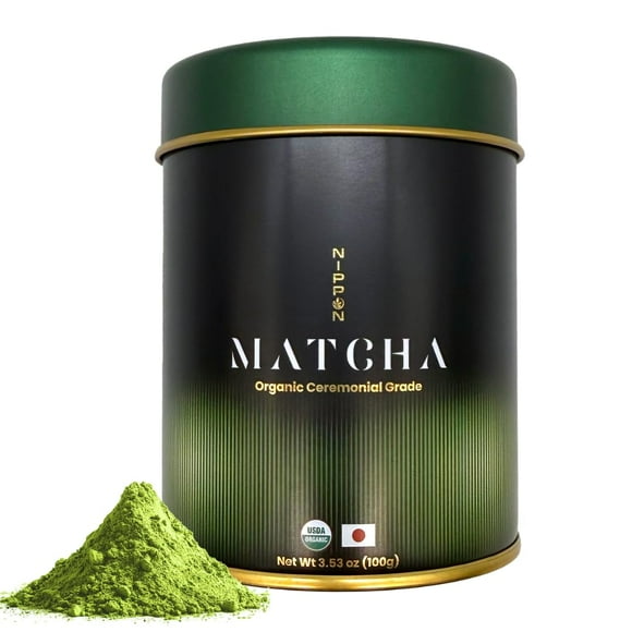 Nippon Matcha – Organic Ceremonial Grade Japanese Matcha Green Tea Powder – First Harvest from Uji, Kyoto â