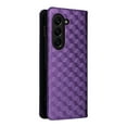 thumbnail image 2 of Feishell for Samsung Galaxy Z Fold 6 Wallet Case,Luxury PU Leather Wallet Protective Cover with ID Credit Card Cash Holder Magnetic Closure Flip Kickstand Shockproof Phone Case,Purple, 2 of 11
