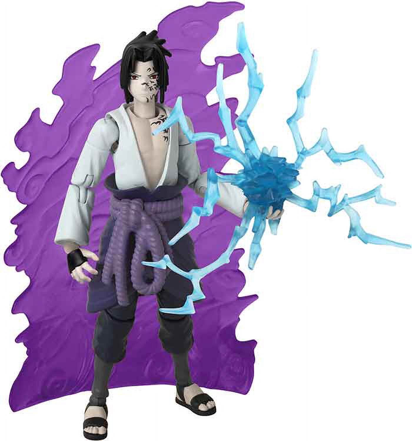 Anime Heroes Naruto Shippuden Teen Sasuke Uchiha Action Figures, Plastic Multicolor, 5" x 7"
