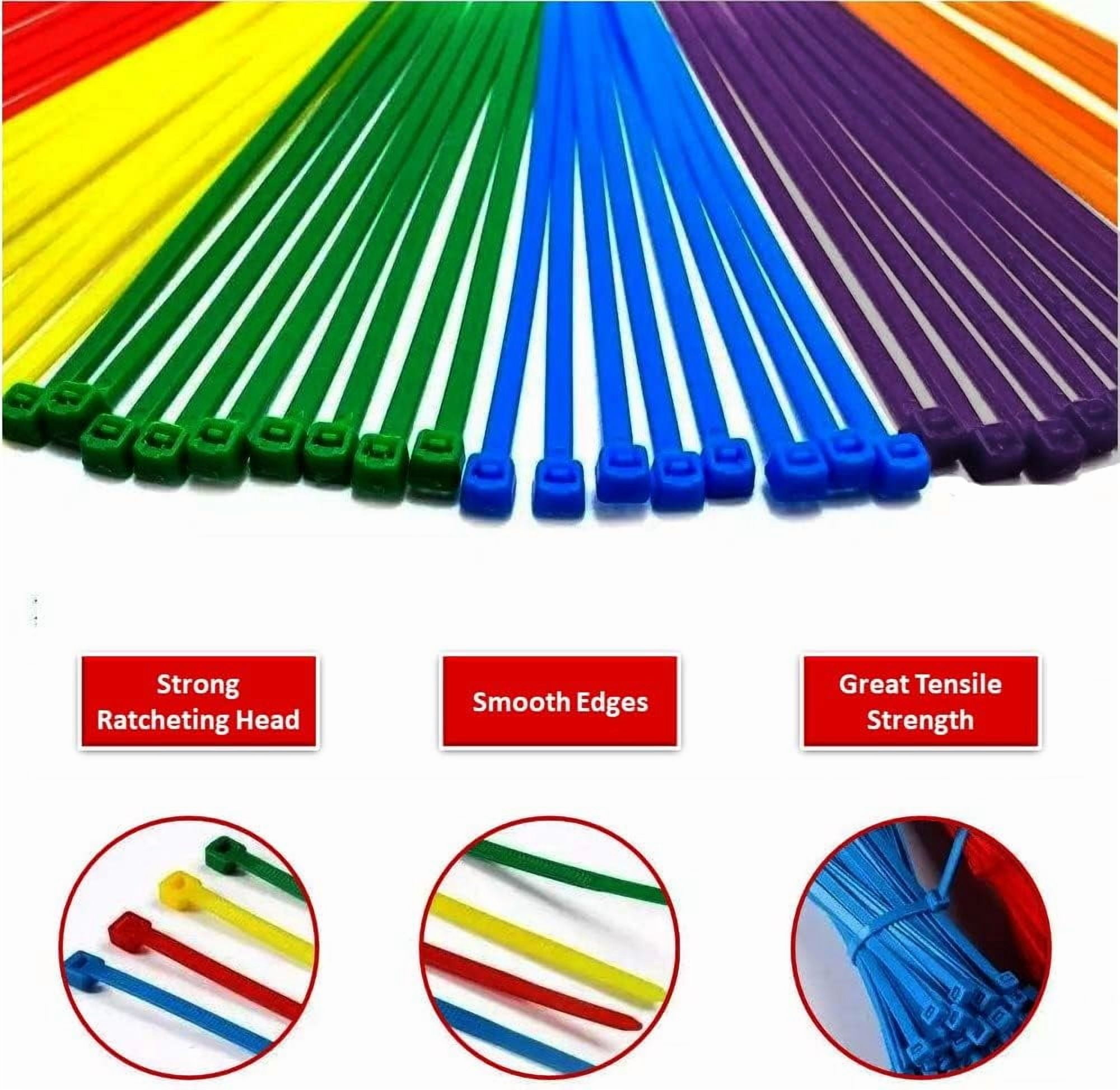 Kable Kontrol Zip Ties - 14" Long - 100 Pc Pk - Orange - Nylon - 120Lbs Tensile Strength