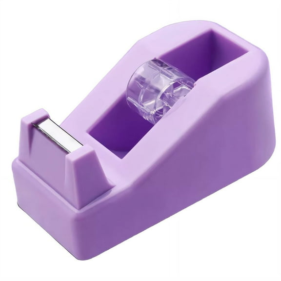 FACEGA Tape Dispenser,Non-Slip Design for Stable Use Tape Dispenser Desk,Smooth Cutting for Effortless Operation Packing Tape Dispenser,Purple