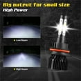 thumbnail image 6 of 2x 9007/HB5 LED Headlight Bulbs Kit White High Low Beam Light Super Bright 6500K, 6 of 14
