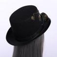 thumbnail image 6 of GRACEART Unisex Steampunk Top Hats with Goggle Gothic Punk Hallo Hat, 6 of 6